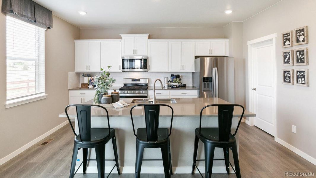 Furnished interior view inside a new home in Spring Valley Ranch, Elizabeth (Image 24).