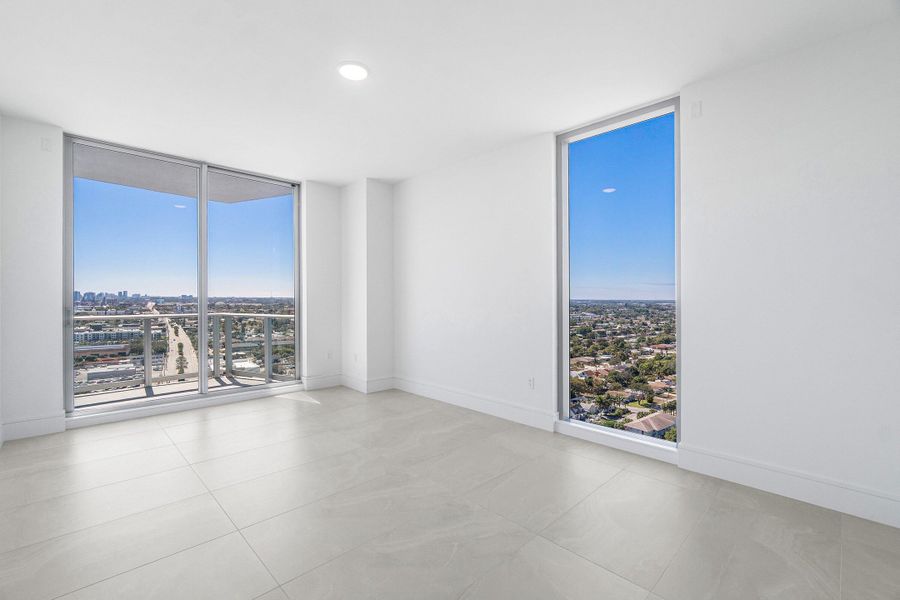 Bedroom 3 - West Full-size Window and So