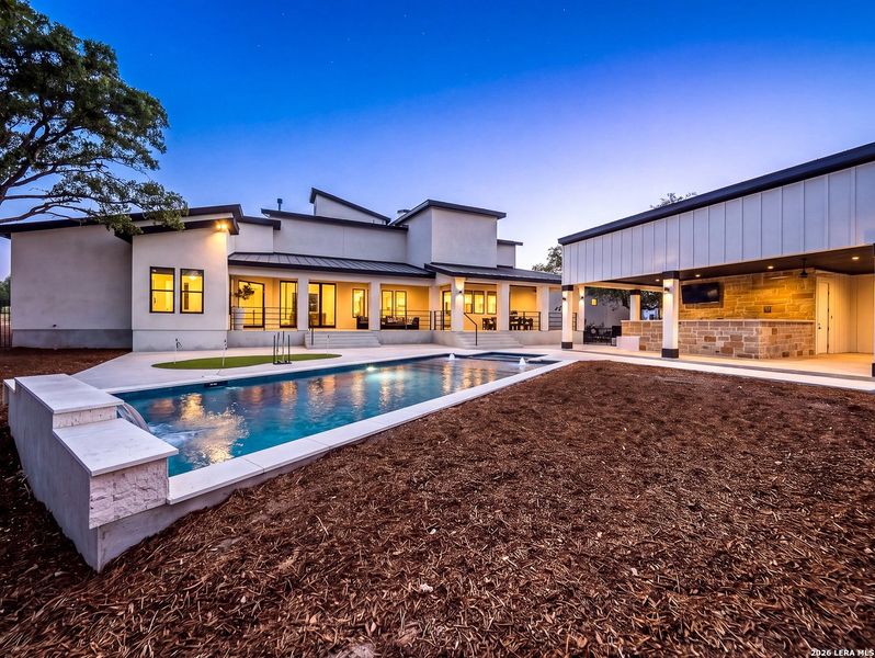 Exterior details and patio area of a home in , Boerne (Image 25).
