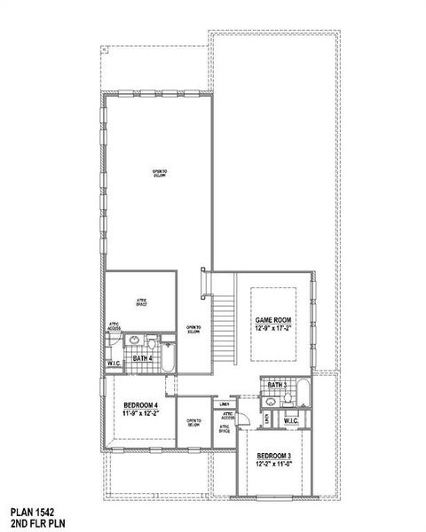 2nd Level Floor Plan