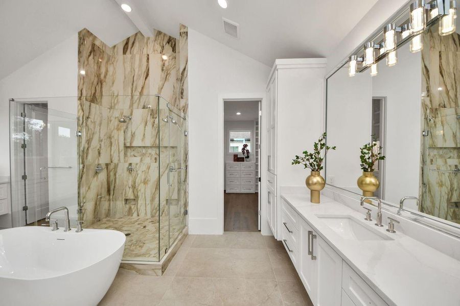 Furnished interior view inside a new home in , Houston (Image 38).