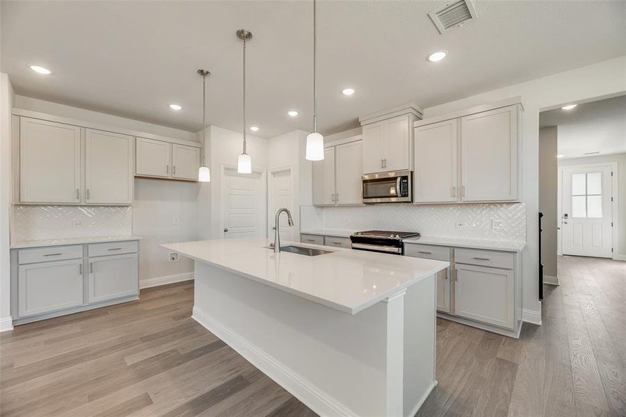 Furnished interior view inside a new home in Spiritas Ranch, Little Elm (Image 7).