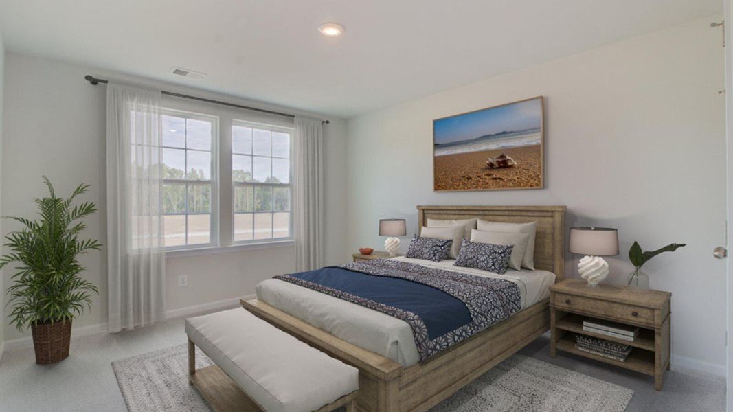 Furnished interior view inside a new home in Sweetgrass at Summers Corner, Summerville (Image 4).