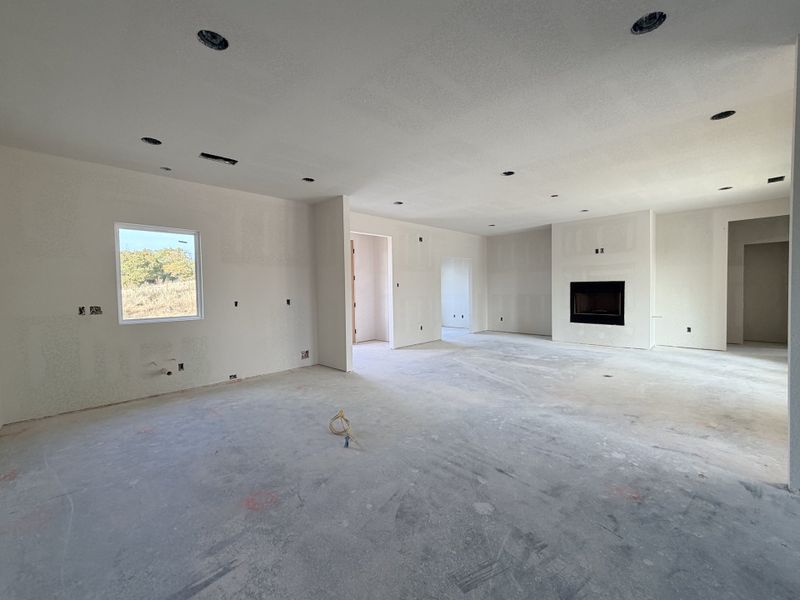 In-progress construction of a new home in Saddle Crest Estates, Weatherford, TX (Image 17).
