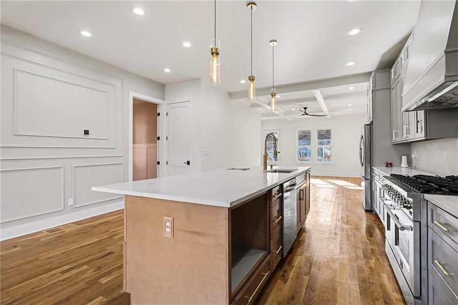 Furnished interior view inside a new home in , Atlanta (Image 16).