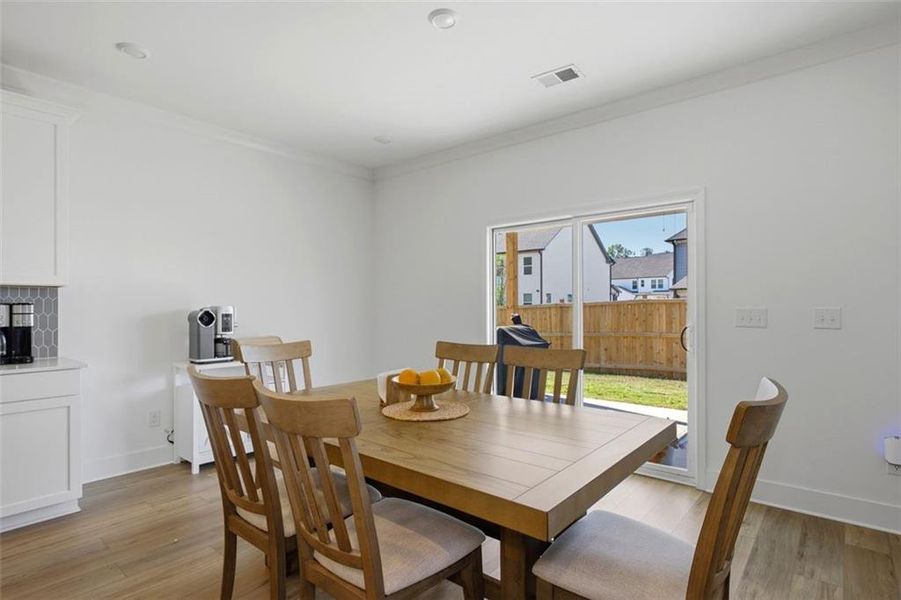 Furnished interior view inside a new home in , Dallas (Image 19).