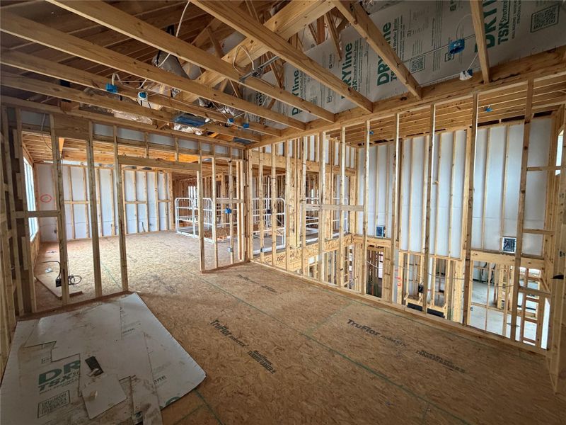 In-progress construction of a new home in Lariat, Liberty Hill, TX (Image 22).