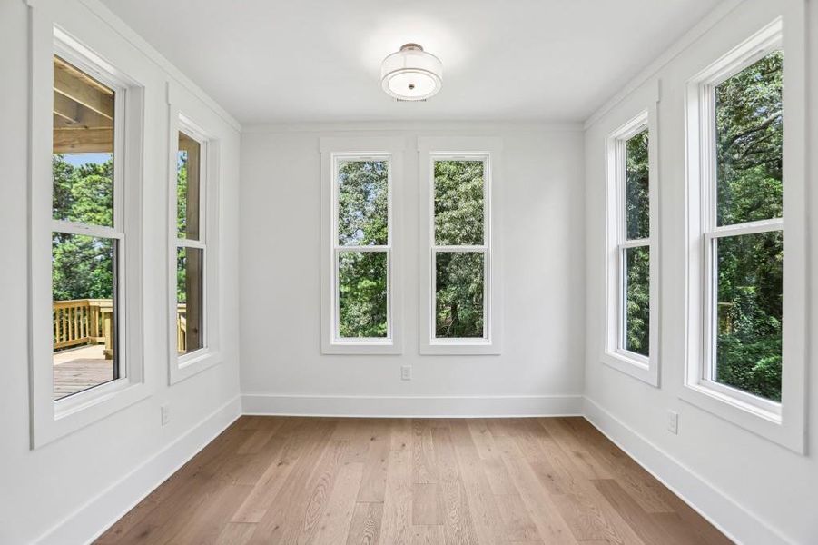 Spacious, unfurnished interior of a new home in , Marietta (Image 42).