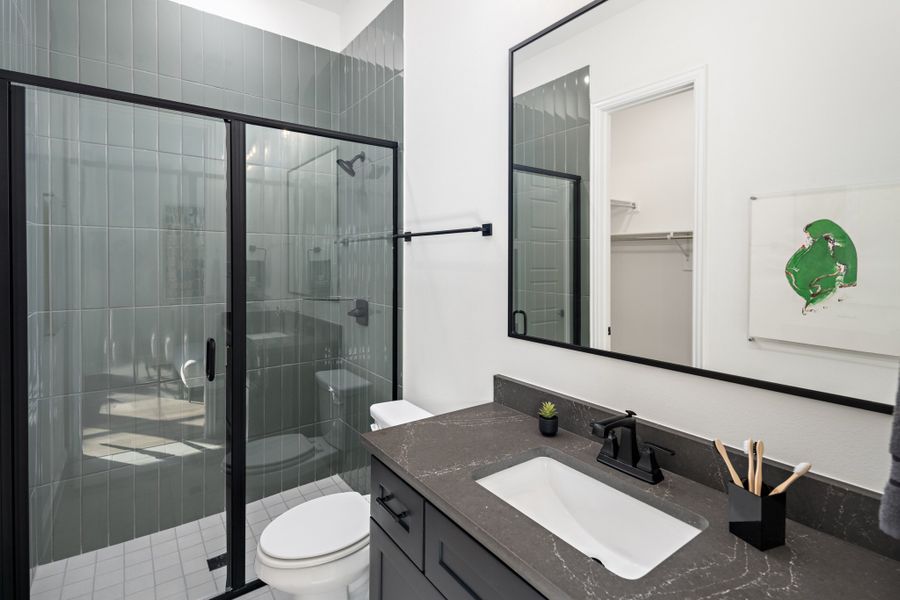 Representative furnished interior of a home built from the Jackson by UnionMain Homes in Cambridge Crossing, Celina (Image 56).