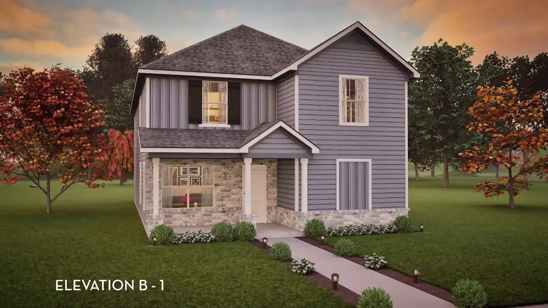 Representative exterior photo of a completed home built from the Sapphire by CastleRock Communities in Austin Point, Richmond, TX (Image 2).