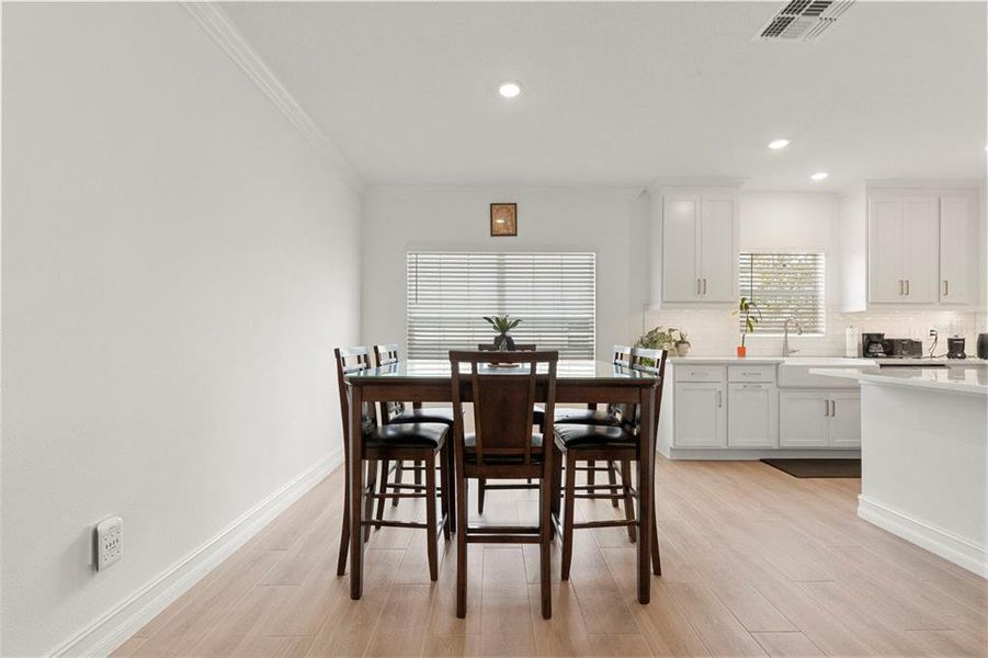 Furnished interior view inside a new home in Townes at Manhattan Crossing, Tampa (Image 12).