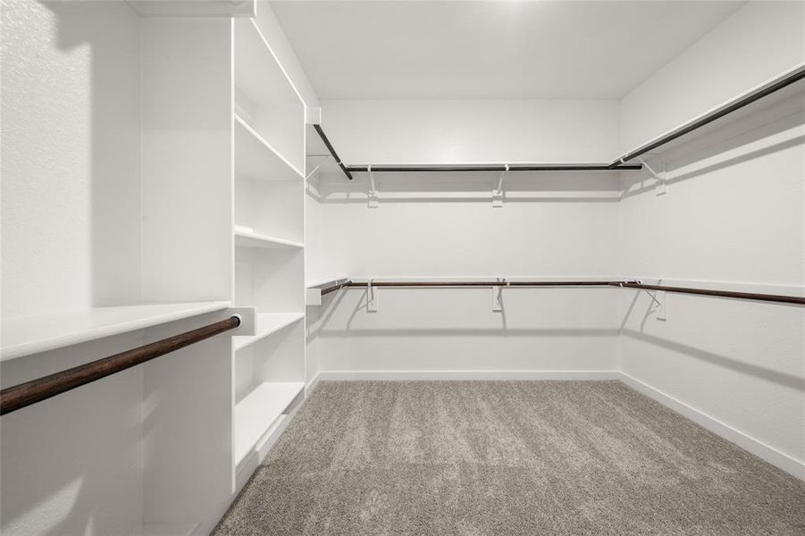 Primary closet Primary closet