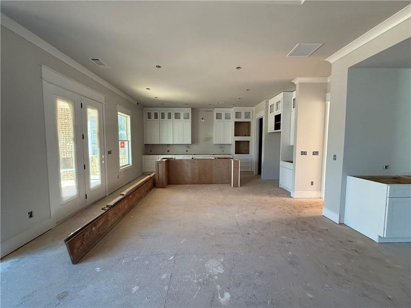 In-progress construction of a new home in , Hoschton, GA (Image 21).