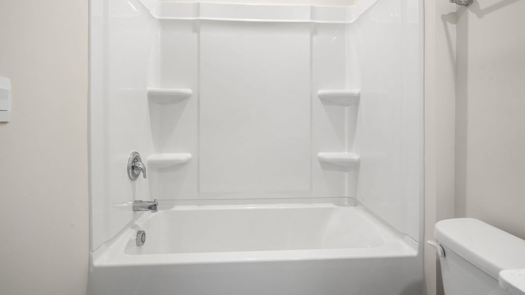 Furnished interior view inside a new home in Clock Road Townhomes, New Bern (Image 15).