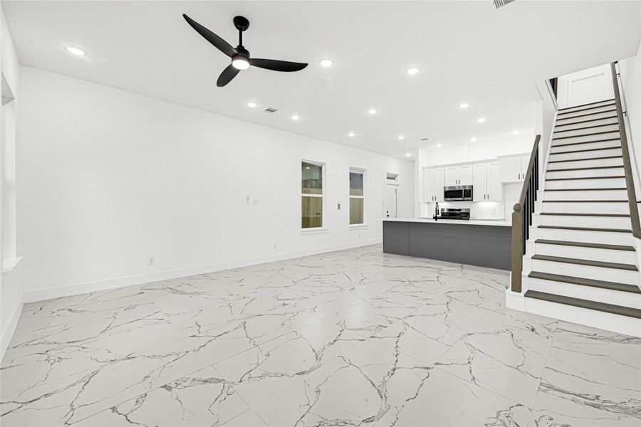 Spacious, unfurnished interior of a new home in , Houston (Image 12). Spacious, unfurnished interior of a new home in , Houston (Image 12).