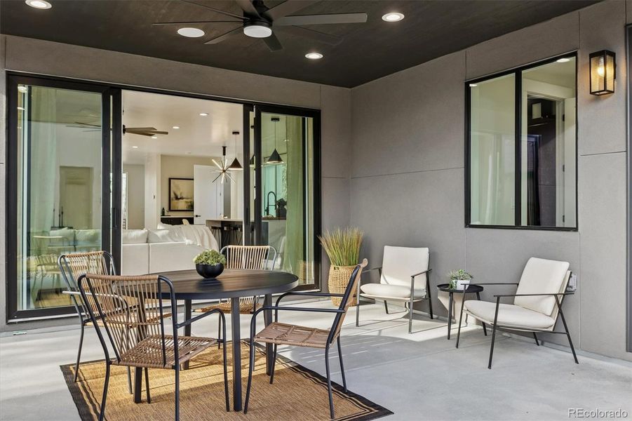 Exterior details and patio area of a home in , Denver (Image 32).