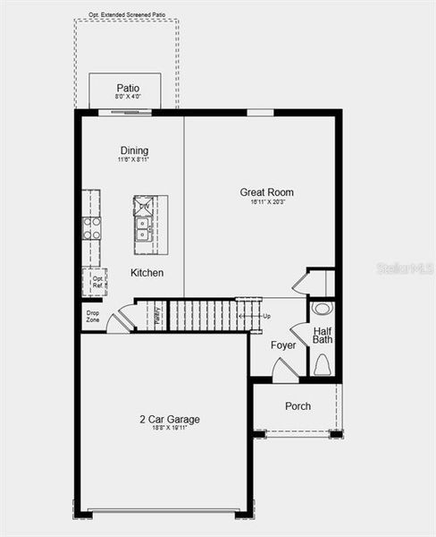 2D floor plan layout of this home in Solena, North Fort Myers, FL (Image 3). 2D floor plan layout of this home in Solena, North Fort Myers, FL (Image 3).