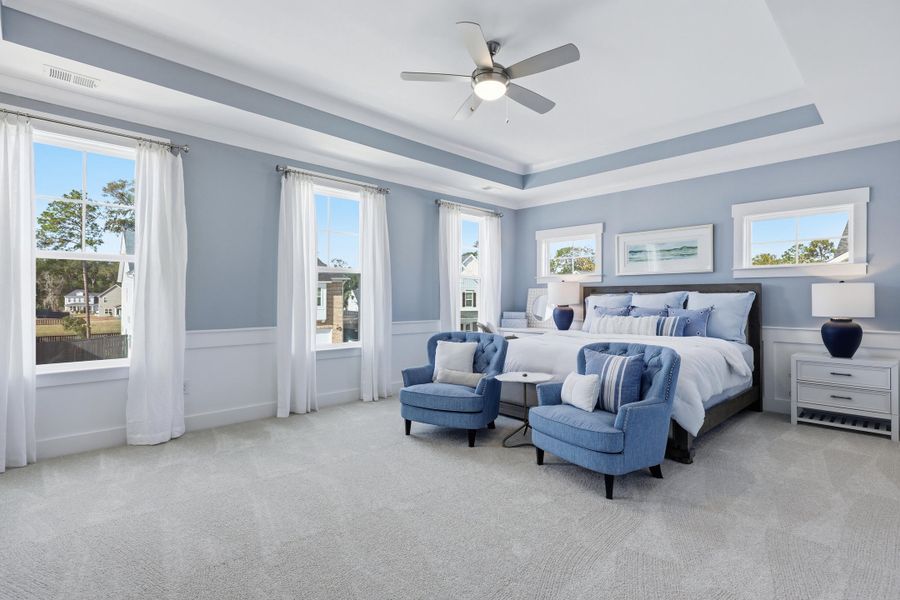Furnished interior view inside a new home in , Summerville (Image 34).