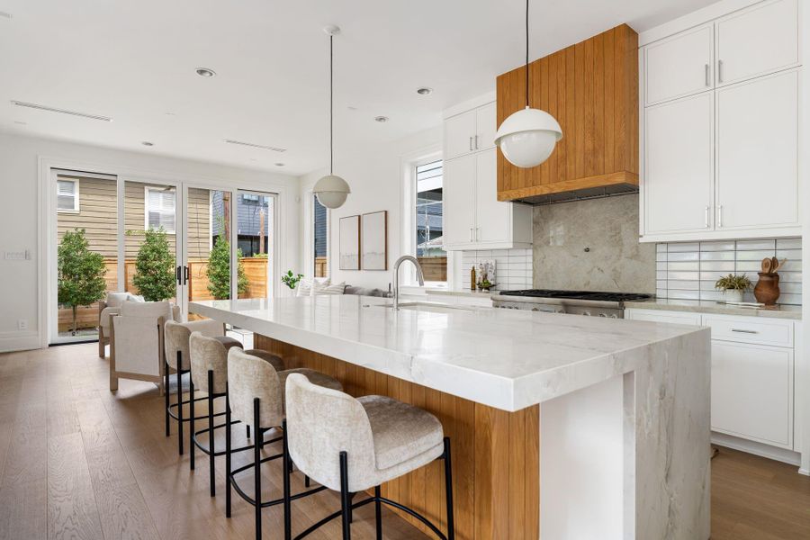 Furnished interior view inside a new home in , Houston (Image 10).