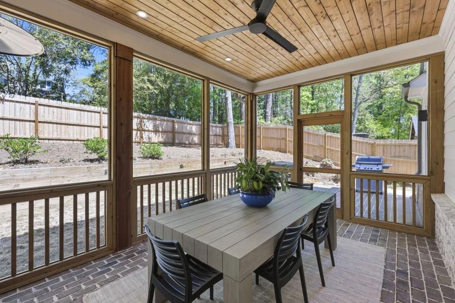 Exterior details and patio area of a home in , Chamblee (Image 26).