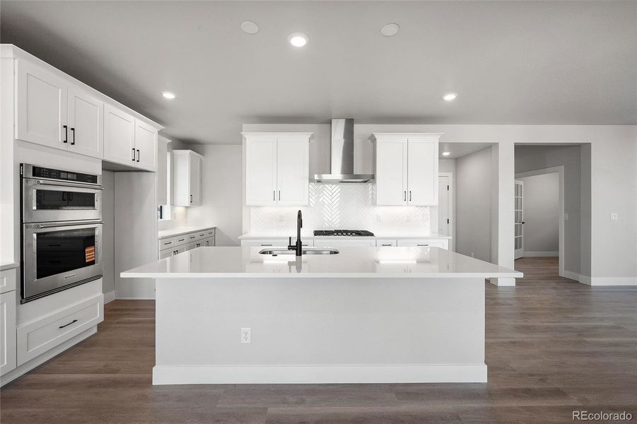 Furnished interior view inside a new home in , Littleton (Image 15).