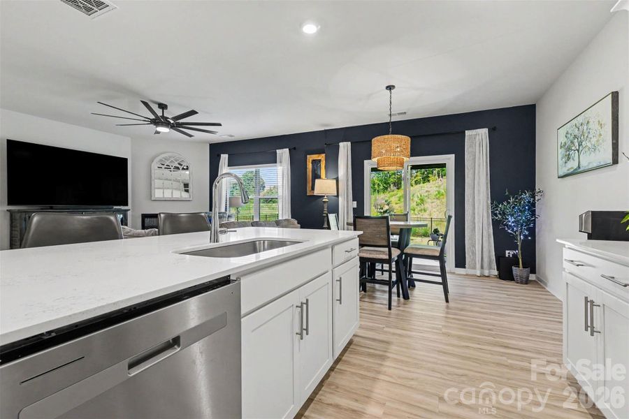 Furnished interior view inside a new home in Lakeshore at Windstone, Mooresville (Image 9).