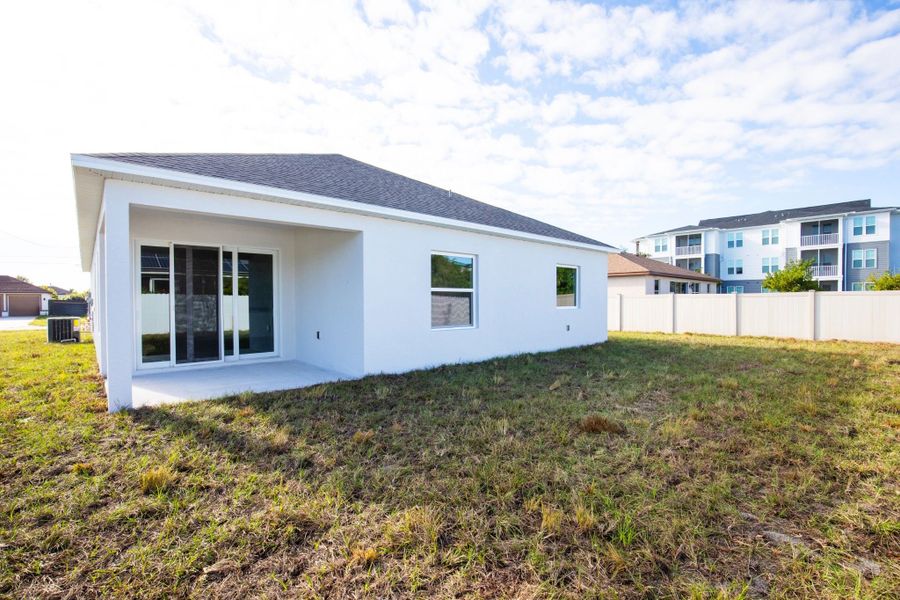 Exterior details and patio area of a home in Cape Coral, Cape Coral (Image 4).