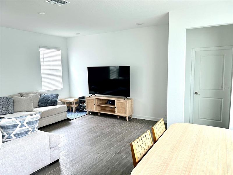 Living Room/Dining Room Open area with Kitchen