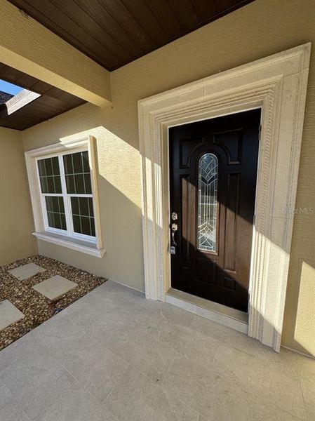 Exterior details and patio area of a home in , Okeechobee (Image 24).