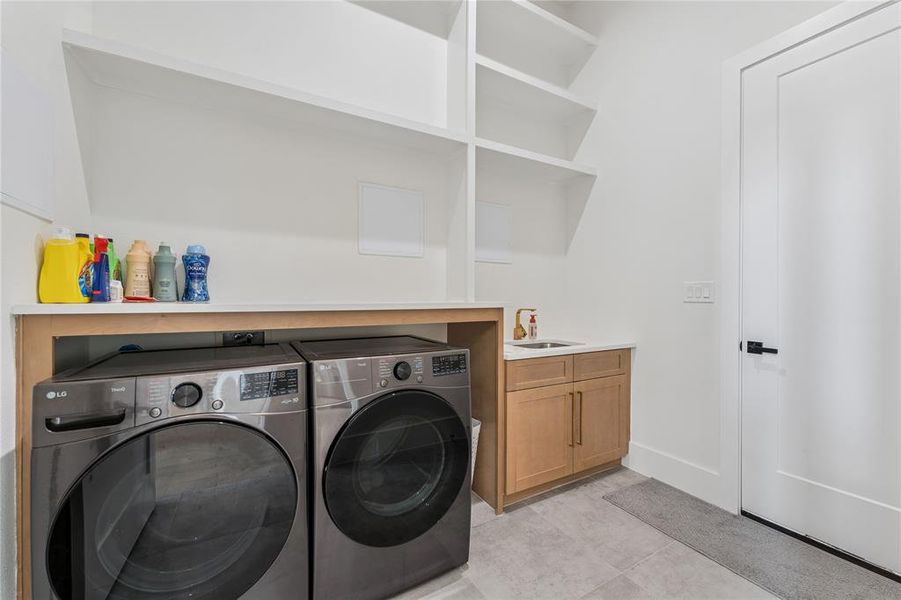 laundry with cabinets, sink and storage or organization laundry with cabinets, sink and storage or organization