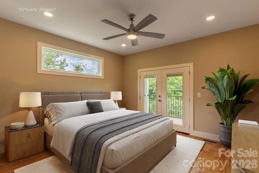 Primary Bedroom Virt. Staged