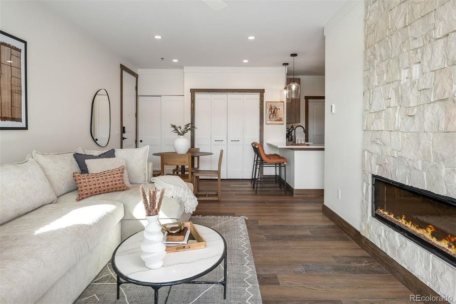 Furnished interior view inside a new home in , Fraser (Image 11).