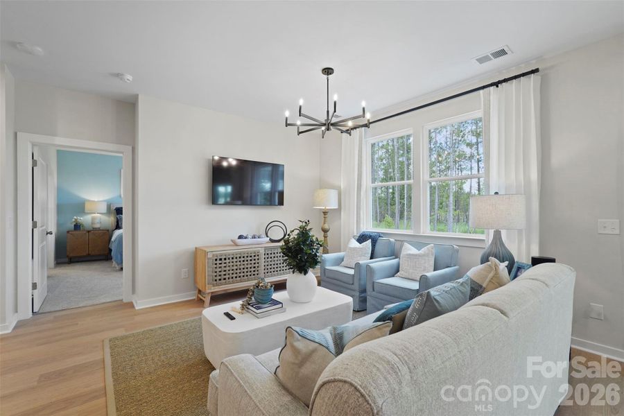 Furnished interior view inside a new home in The Retreat at Laurelbrook, Sherrills Ford (Image 9).