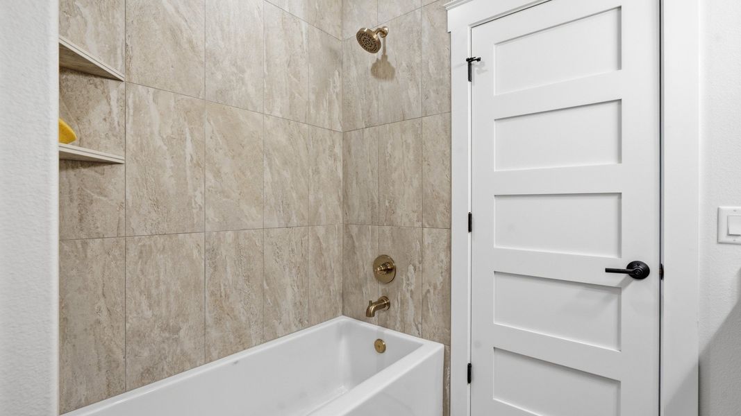 Furnished interior view inside a new home in Lakeside at Millican Reserve, College Station (Image 34).
