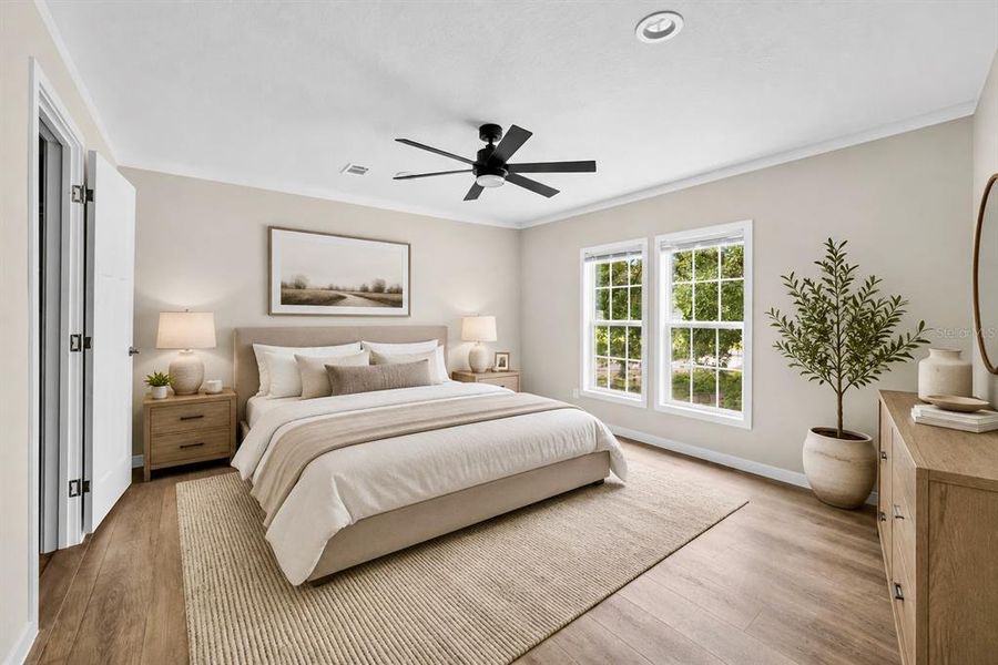 Furnished interior view inside a new home in , Okeechobee (Image 12). Furnished interior view inside a new home in , Okeechobee (Image 12).
