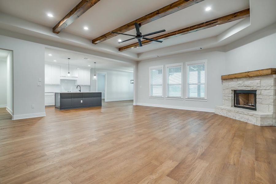 Representative unfurnished interior of a home built from the The Magnolia by Elmwood Custom Homes in Matthews Farm, Venus (Image 36). Representative unfurnished interior of a home built from the The Magnolia by Elmwood Custom Homes in Matthews Farm, Venus (Image 36).