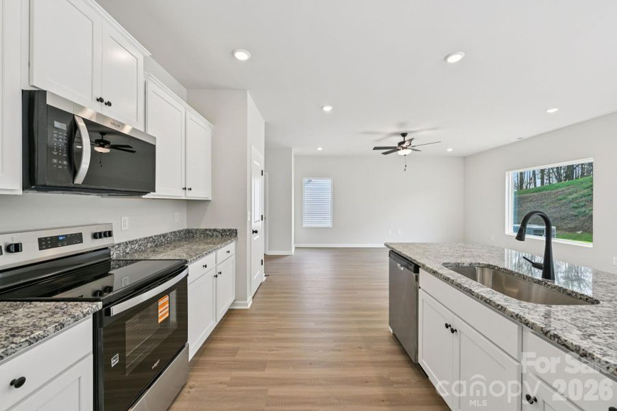 Furnished interior view inside a new home in Willow Estates, Shelby (Image 13).