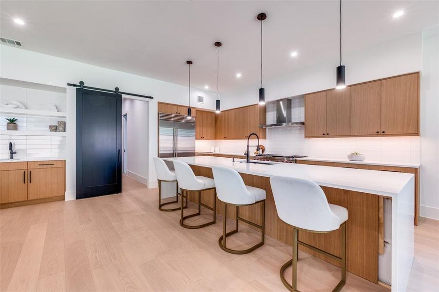 Furnished interior view inside a new home in , Dallas (Image 29).