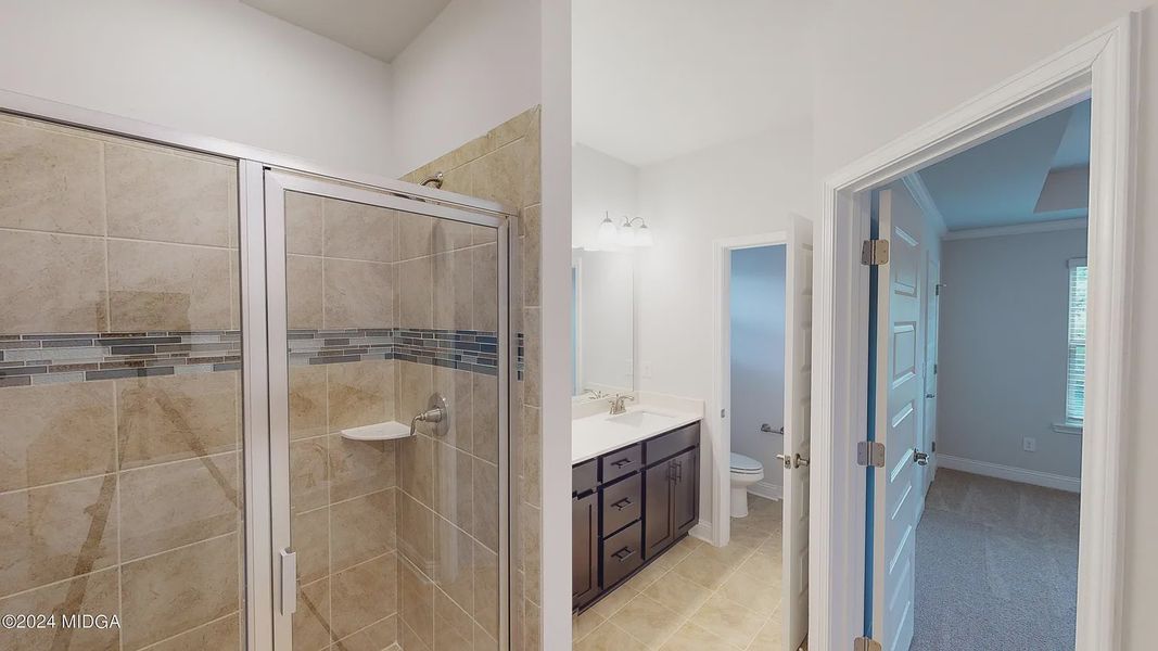 Furnished interior view inside a new home in Oakview Estates, Macon (Image 9).