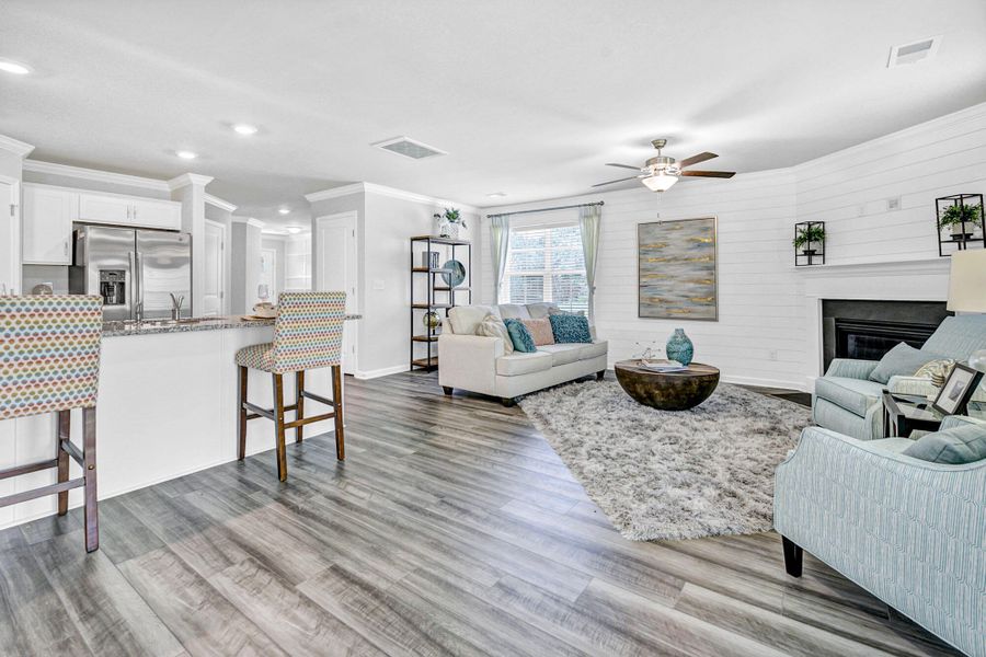 Furnished interior view inside a new home in , Goose Creek (Image 24).