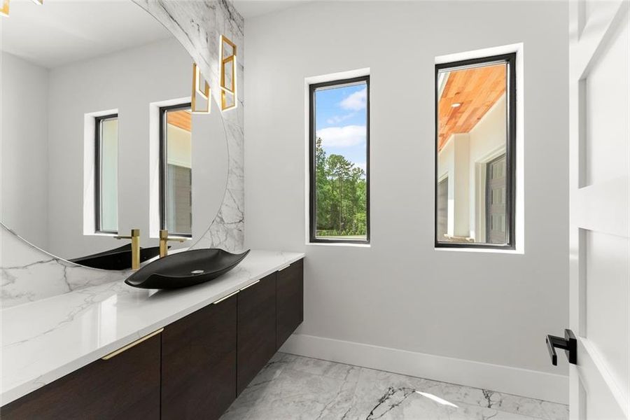 Furnished interior view inside a new home in , Hoschton (Image 9).