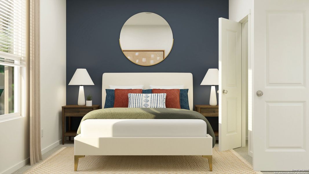 Furnished interior view inside a new home in Navarro Ranch, Seguin (Image 25).