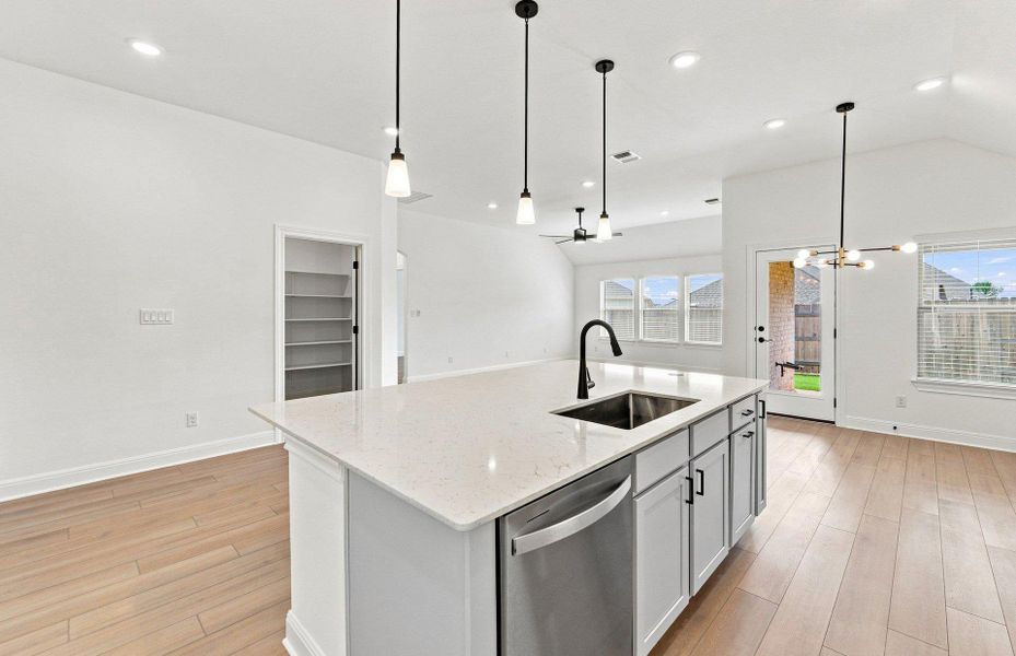 Furnished interior view inside a new home in Crescent Bluff, Georgetown (Image 6).