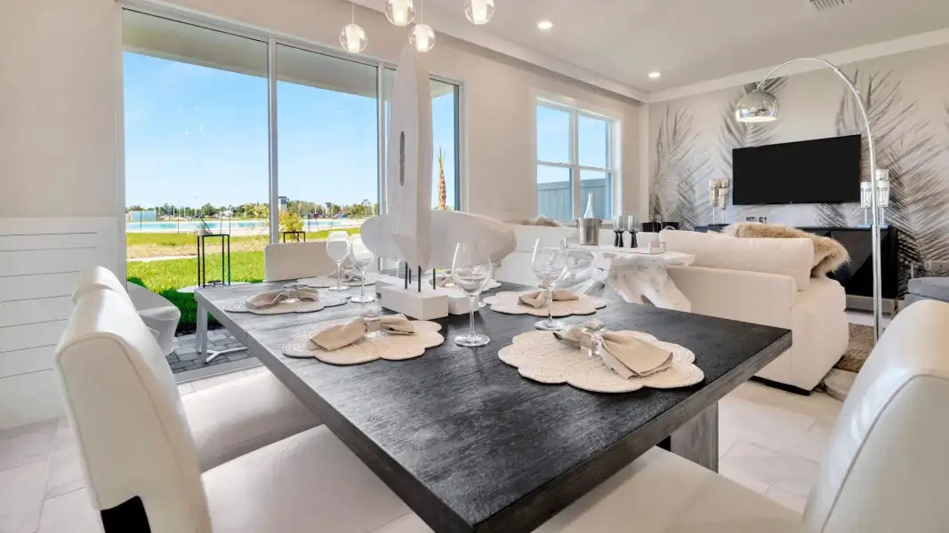 Furnished interior view inside a new home in Lagoon Residences at Epperson, Wesley Chapel (Image 10). Furnished interior view inside a new home in Lagoon Residences at Epperson, Wesley Chapel (Image 10).