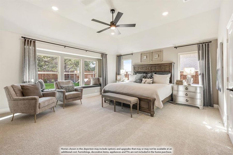 Furnished interior view inside a new home in Wildflower Ranch, Fort Worth (Image 28).