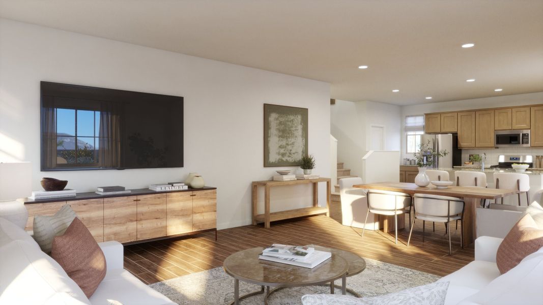 Representative furnished interior of a home built from the 2 by Risewell Homes in Bella Storia, Gilbert (Image 3). Representative furnished interior of a home built from the 2 by Risewell Homes in Bella Storia, Gilbert (Image 3).