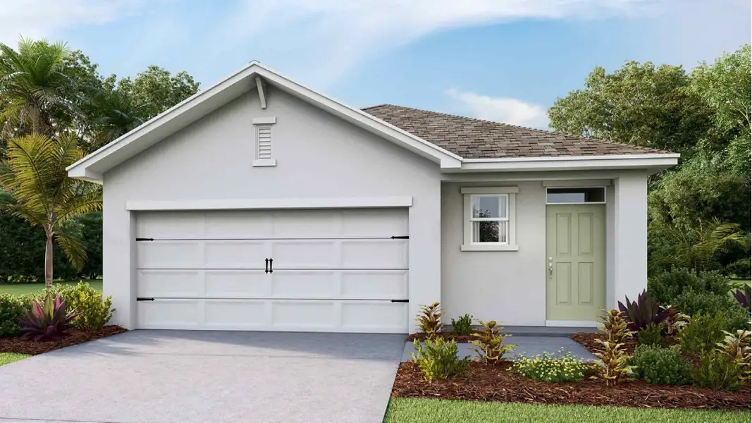 Representative exterior photo of a completed home built from the Allex II by D.R. Horton in Balm Grove, Wimauma, FL (Image 20).