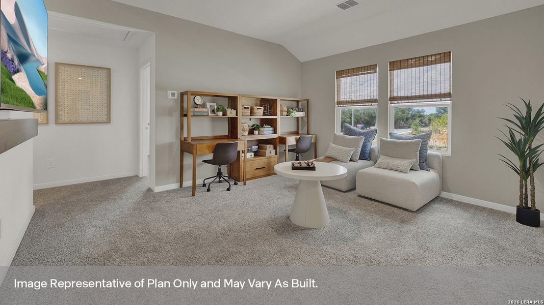 Furnished interior view inside a new home in Paramount, Kyle (Image 5).