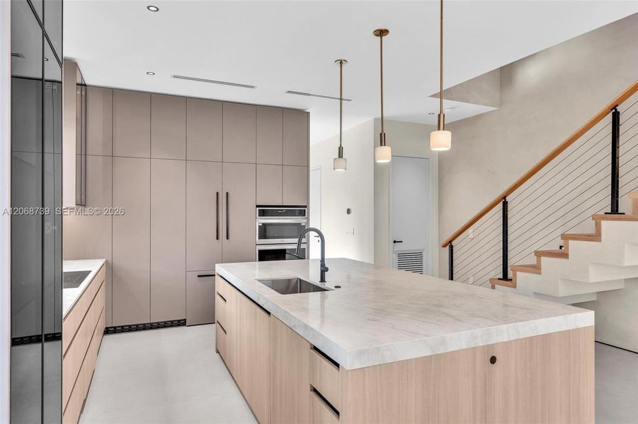 Furnished interior view inside a new home in , Miami (Image 10).