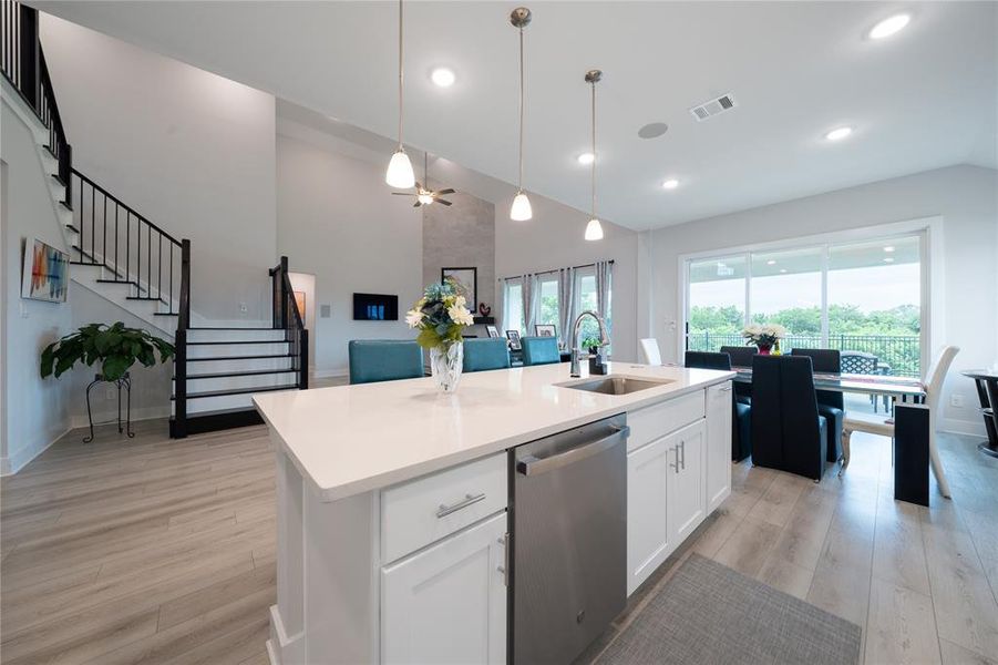 Furnished interior view inside a new home in , Little Elm (Image 13).